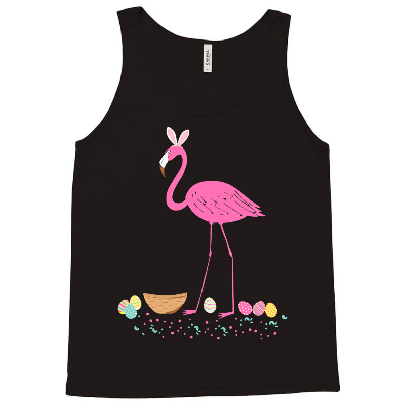 Pretty Easter Flamingo With Easter T  Shirt Easter Flamingo Easter Bun Tank Top | Artistshot