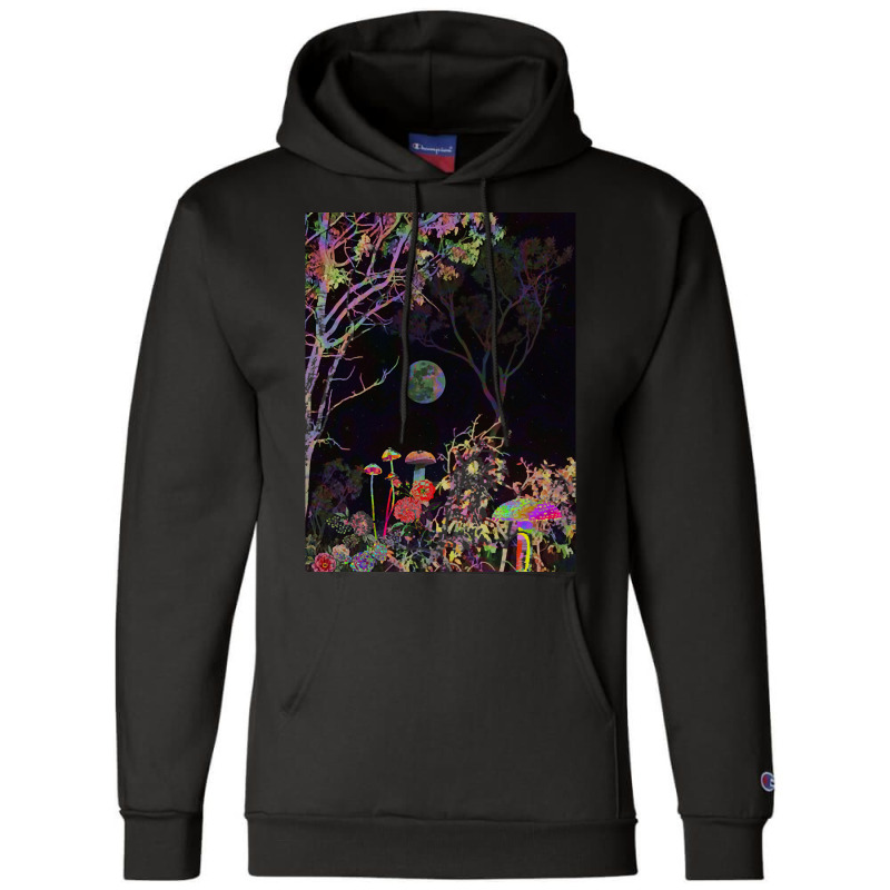 Psychedelic T  Shirt Colorful Night T  Shirt Champion Hoodie | Artistshot