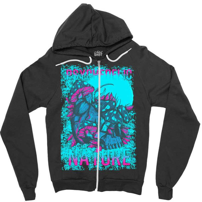 Psychedelic T  Shirt Psychedelic Nature T  Shirt Zipper Hoodie | Artistshot