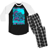 Psychedelic T  Shirt Psychedelic Nature T  Shirt Men's 3/4 Sleeve Pajama Set | Artistshot