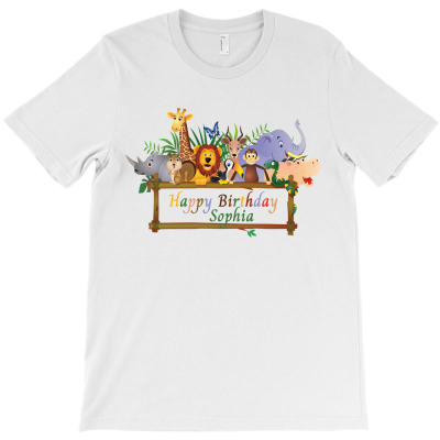 Sophia Happy Birthday T-shirt Designed By AyŞenur
