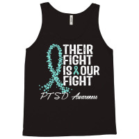 Ptsd Awareness T  Shirt Their Fight Is Our Fight P T S D Awareness T Tank Top | Artistshot