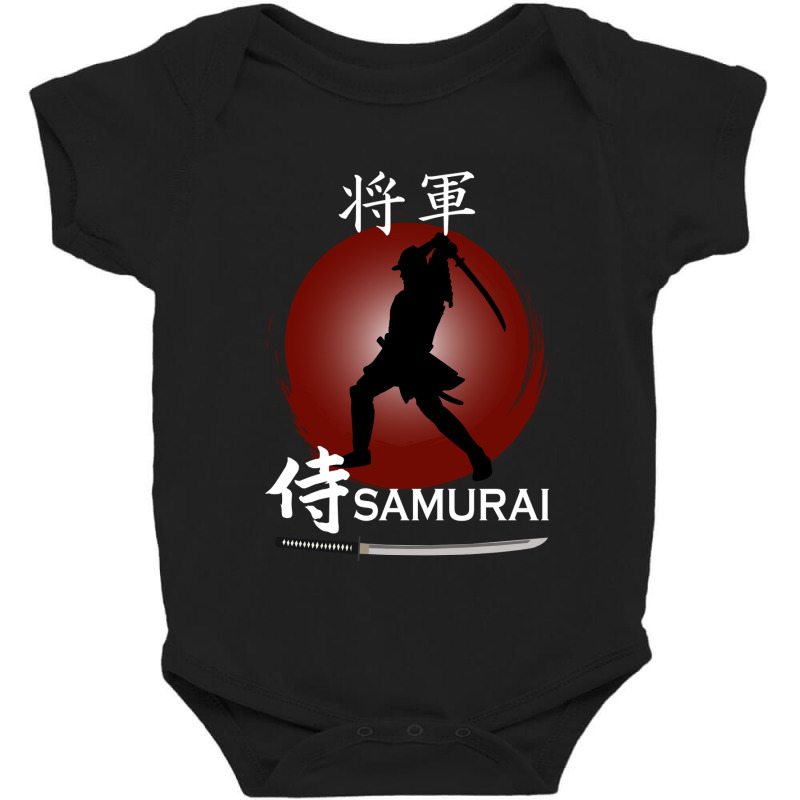 Shogun Samurai Baby Bodysuit by Band78 | Artistshot