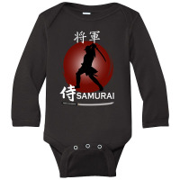 Shogun Samurai Long Sleeve Baby Bodysuit | Artistshot