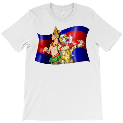 Cambodia Cambodian Khmer Traditional Dance Reamker Apsara Premium T Sh T-shirt Designed By Giadayasm