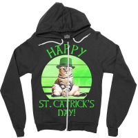 St Patricks Day T  Shirt Happy St. Catrick's Day T  Shirt Zipper Hoodie | Artistshot