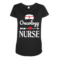 Oncology Nurse T  Shirt Oncology Nurse Gift T  Shirt Maternity Scoop Neck T-shirt | Artistshot