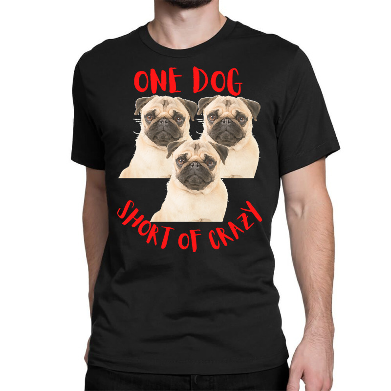 One Dog Short Of Crazy T  Shirtone Dog Short Of Crazy T  Shirt (10) Classic T-shirt | Artistshot