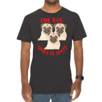 One Dog Short Of Crazy T  Shirtone Dog Short Of Crazy T  Shirt (10) Vintage T-shirt | Artistshot