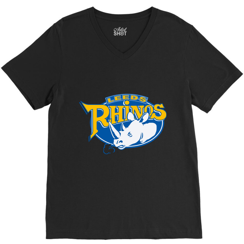 The-leeds-rhinos-vectorized-pen V-neck Tee | Artistshot