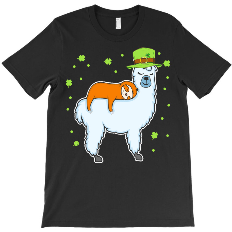 Unknown Funny Sloth Riding Llama Kids T  Shirt Leprechaun Lazy Sloth R T-shirt | Artistshot