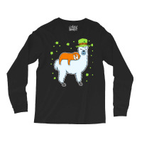 Unknown Funny Sloth Riding Llama Kids T  Shirt Leprechaun Lazy Sloth R Long Sleeve Shirts | Artistshot