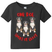 One Dog Short Of Crazy T  Shirtone Dog Short Of Crazy T  Shirt (16) Baby Tee | Artistshot