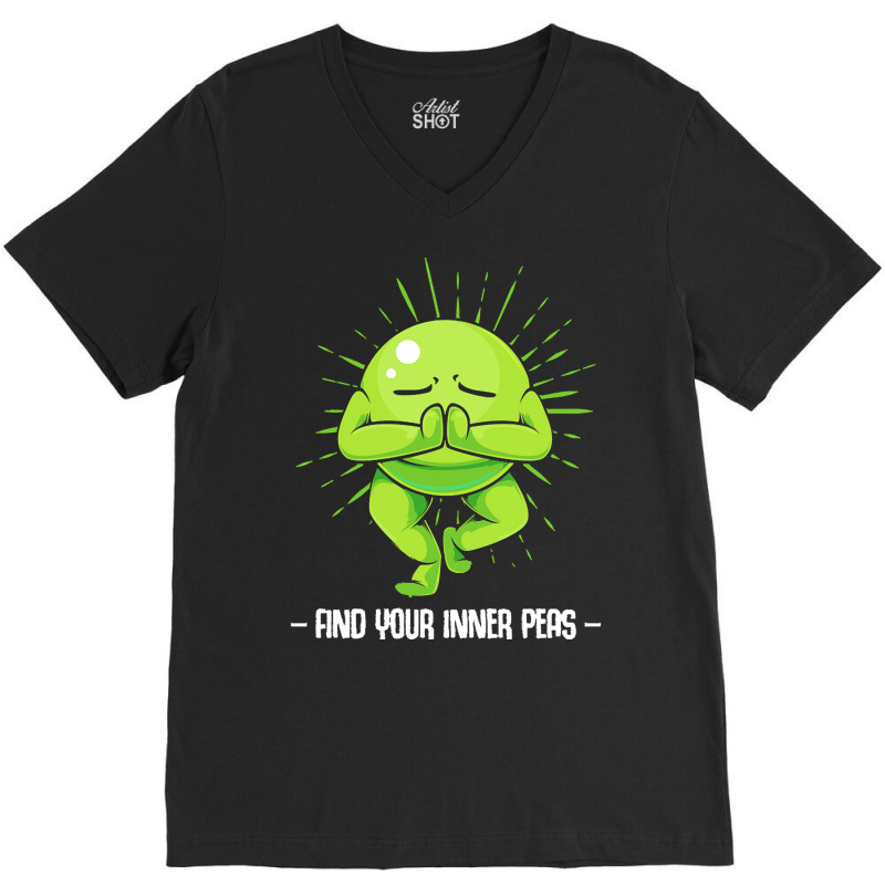 Vegetables T  Shirt Peas   Find Your Inner Peas   Funny Vegetable Pun V-neck Tee | Artistshot