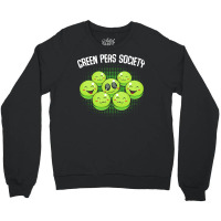 Vegetables T  Shirt Peas   Green Peas Society   Cute Kawaii Vegan Pun Crewneck Sweatshirt | Artistshot