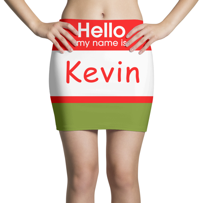 Hello My Name Is Kevin Tag Mini Skirts | Artistshot