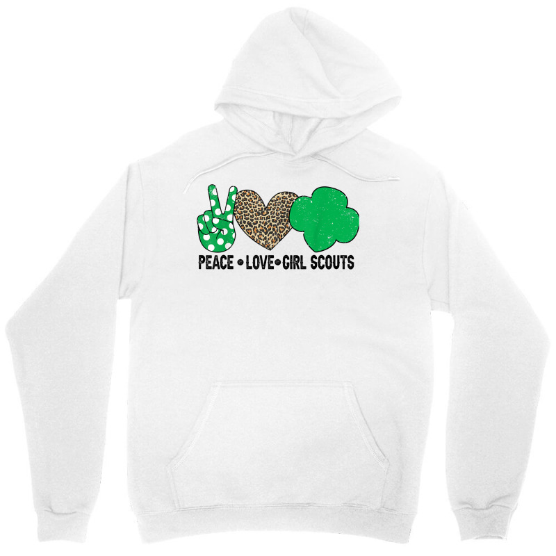 Peace Love Cookie Scout For Girls Bakery Cookie Season T Shirt Unisex Hoodie by oluwafemimccullers | Artistshot