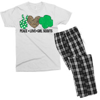 Peace Love Cookie Scout For Girls Bakery Cookie Season T Shirt Men's T-shirt Pajama Set | Artistshot