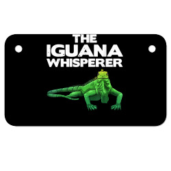 funny iguana design for men women reptile lover herpetology t shirt Motorcycle License Plate | Artistshot