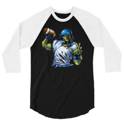 sports zombie 3/4 Sleeve Shirt | Artistshot