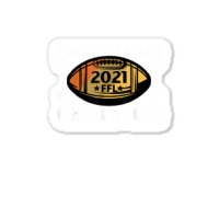 Fantasy League Champion Ffl Football 2021 Winner Vintage T Shirt Sticker | Artistshot