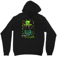 Cat Kitty We Wear Green In March Black Cat Unisex Hoodie | Artistshot