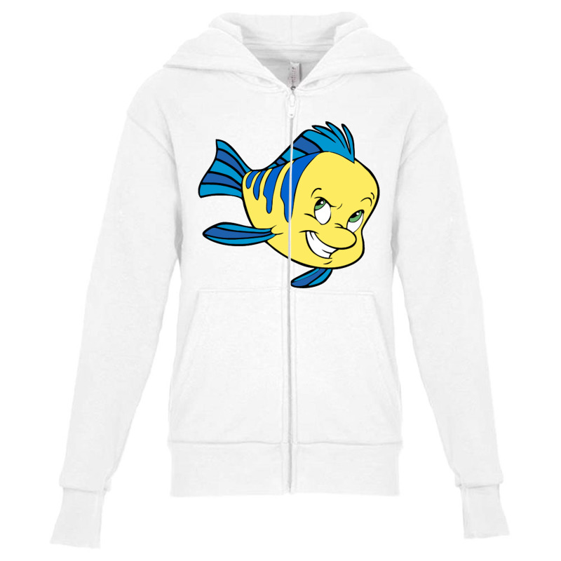 Flounder Youth Zipper Hoodie | Artistshot