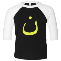 Iraqi Christians Arabic Letter Nazarene Religious Toddler 3/4 Sleeve Tee | Artistshot