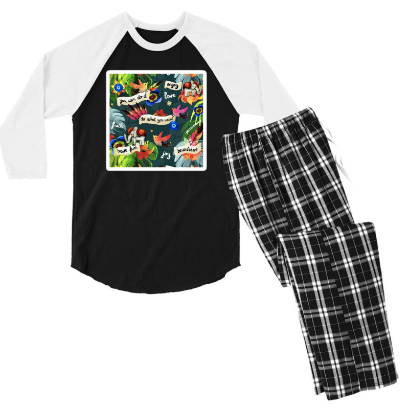 Moody Landscape 38363862 Men's 3/4 Sleeve Pajama Set | Artistshot