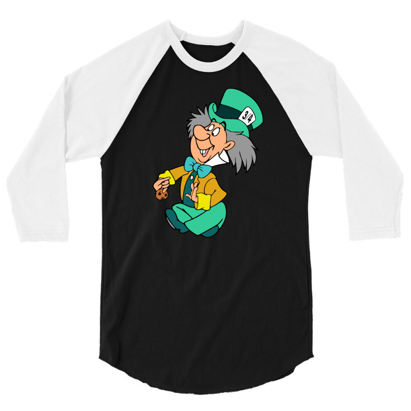 Mad Hatter 3/4 Sleeve Shirt | Artistshot