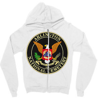 Front & Back Arlington National Cemetery T Shirt Zipper Hoodie | Artistshot