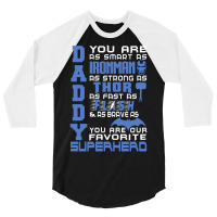 Daddy - Fathers Day - Gift For Dad 3/4 Sleeve Shirt | Artistshot