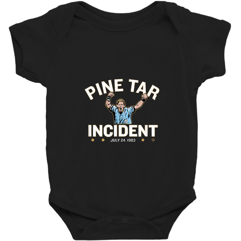 Officially Licensed George Brett Pine Tar Incident Baby Bodysuit by kamiatun | Artistshot