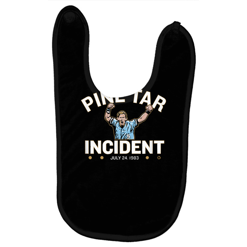 Officially Licensed George Brett Pine Tar Incident Baby Bibs by kamiatun | Artistshot