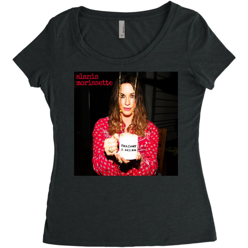 Alanis Morissette Tour Dates 2022 Waldjinah Women's Triblend Scoop T-shirt by alexanderchloe | Artistshot