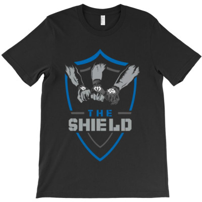 The Shield Funny Game T-shirt Designed By Istar Freeze