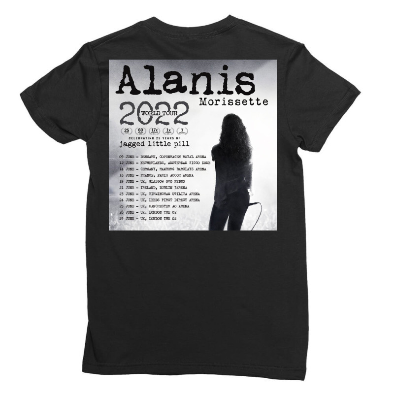 Alanis Morissette Jagged Little Pill Tour Dates 2022 Waldjinah Ladies Fitted T-Shirt by alexanderchloe | Artistshot