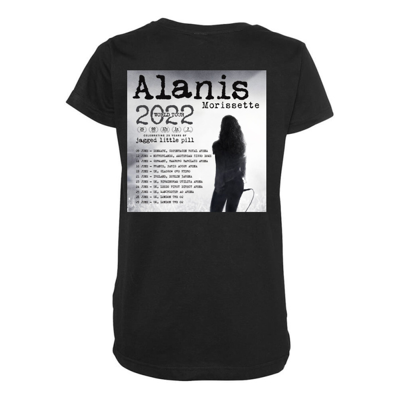 Alanis Morissette Jagged Little Pill Tour Dates 2022 Waldjinah Maternity Scoop Neck T-shirt by alexanderchloe | Artistshot