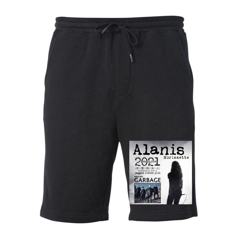 Alanis Morissette Jagged Little Pill Tour Dates 2022 Waldjinah Fleece Short by alexanderchloe | Artistshot