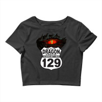 Motorcycle Highway 129 Tail The Dragon Deals Gap 318 Curves T Shirt Crop Top | Artistshot