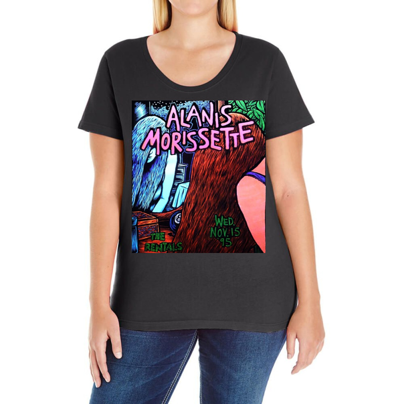 Alanis Morissette Tour Dates 2022 Waldjinah Ladies Curvy T-Shirt by alexanderchloe | Artistshot