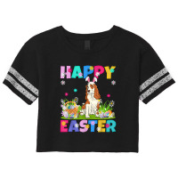 Happy Easter Bunny Cocker Spaniel Dog Easter Sunday Scorecard Crop Tee | Artistshot