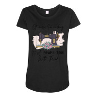 Of Course I'm Working It's A Power Tool With Thread T Shirt Maternity Scoop Neck T-shirt | Artistshot