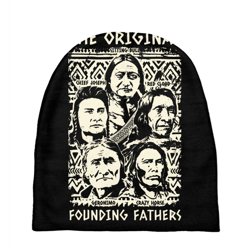 Original Founding Fathers Native American Indian Tribe Pride Baby Beanies | Artistshot