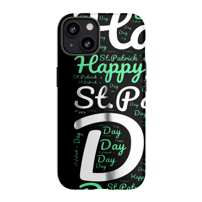 Happy St Patricks Day Wordart Iphone 13 Case | Artistshot