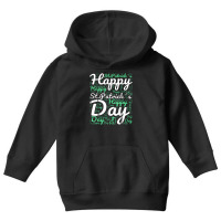 Happy St Patricks Day Wordart Youth Hoodie | Artistshot