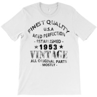 Vintage 1953 Black T-shirt | Artistshot