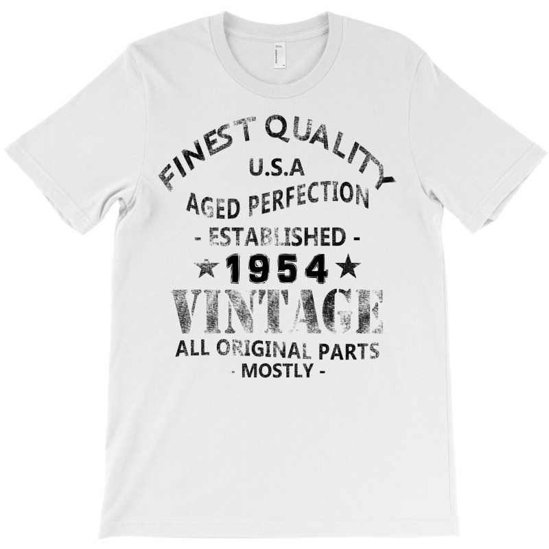 Vintage 1954 Black T-shirt | Artistshot