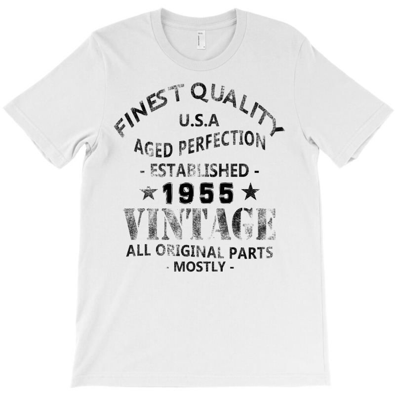Vintage 1955 Black T-shirt | Artistshot