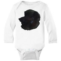 Double Tail Black Long Sleeve Baby Bodysuit | Artistshot